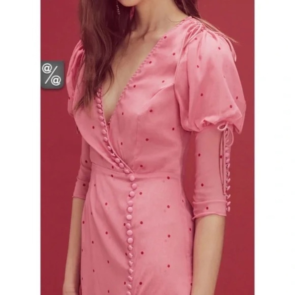 FOR LOVE AND LEMONS Rosie Button Mini Dress - Picture 3 of 9